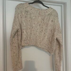 Boutique cropped sweater